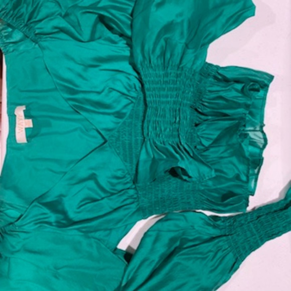 Wayf blouse, green, XS - Picture 1 of 3